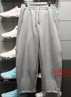 李宁运动裤2025冬季新款男子运动潮流系列宽松休闲卫裤AKLV909