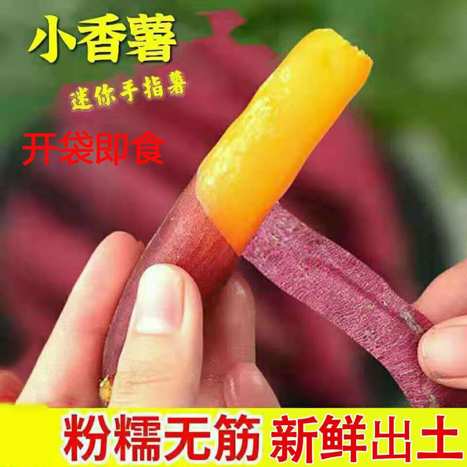即食迷你小红薯小香薯金手指新鲜小红薯板栗小番薯地瓜蜜山芋即食