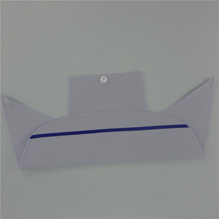 护士燕尾帽白色护理部主任帽一二三横杠斜杠双层加衬护士长工作帽