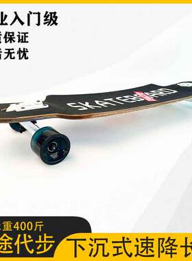 长板公路四轮skateboard舞板成人刷街初学者陆地冲浪滑板速降板