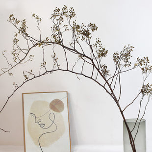 山归来干花干枝永生花天然宅寂风客厅餐厅高级装饰摆设落地插花