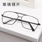 打磨防尘玻璃镜片平光白色无度数护目镜男2024新款 防风沙飞溅眼镜