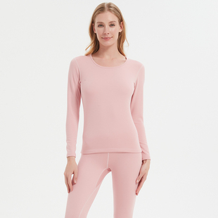 雪竹秋冬专柜同款新款羊毛保暖内衣男圆领套装中厚秋衣秋裤23018