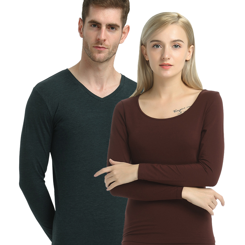 雪竹秋冬新品棉毛衫基础打底内衣