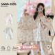 可爱母女母子睡衣超萌小月龄衣服 sarakids套装 亲子装 一家三口春季