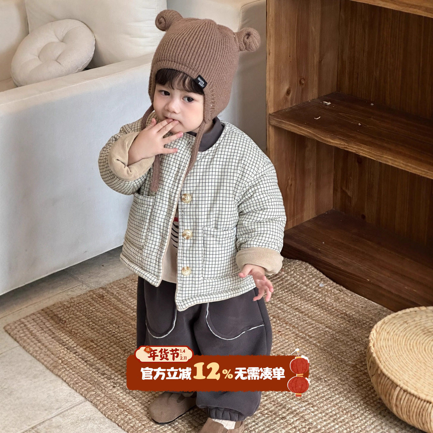 宝宝冬装套装洋气婴幼儿衣服冬季婴童加绒保暖外出服婴儿三件套冬,童装/婴儿装/亲子装,套装,淘宝优惠券,粉丝福利购,淘宝优惠卷