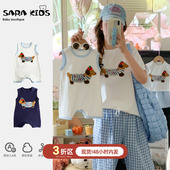 新生儿宝宝衣服超萌母女母子装 一家三口四口夏季 潮 亲子装 2025新款