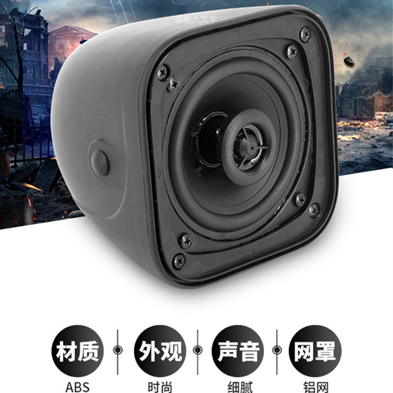 广播壁挂扬声器定压定阻音箱背景音乐消防报警扩声喇叭音色纯净