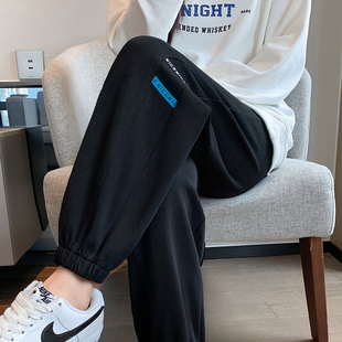 女春秋季 卫裤 运动裤 薄款 子 ins潮2022新款 小个子宽松束脚休闲长裤