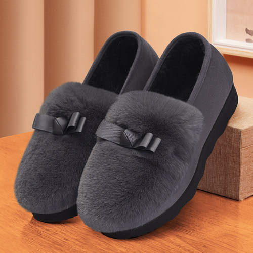 时尚超软冬季豆豆鞋保暖