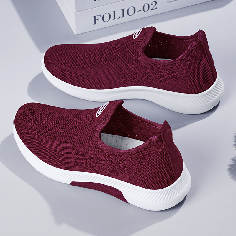 网鞋女网面飞织老北京布鞋女