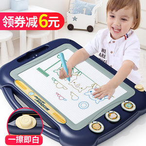 Oversized children's painting board magnetic writing doodle plate color home can wipe children children 3 years old toy baby