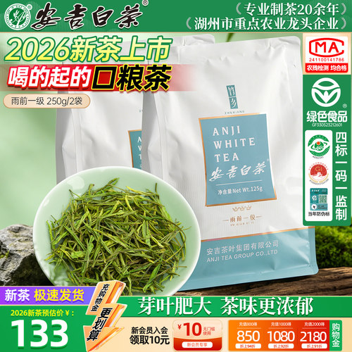 【支持试喝】安吉白茶一级袋装茶