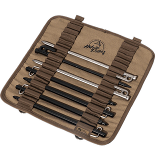 牧高笛地钉收纳袋户外露营帐篷配件便携打卷地钉包