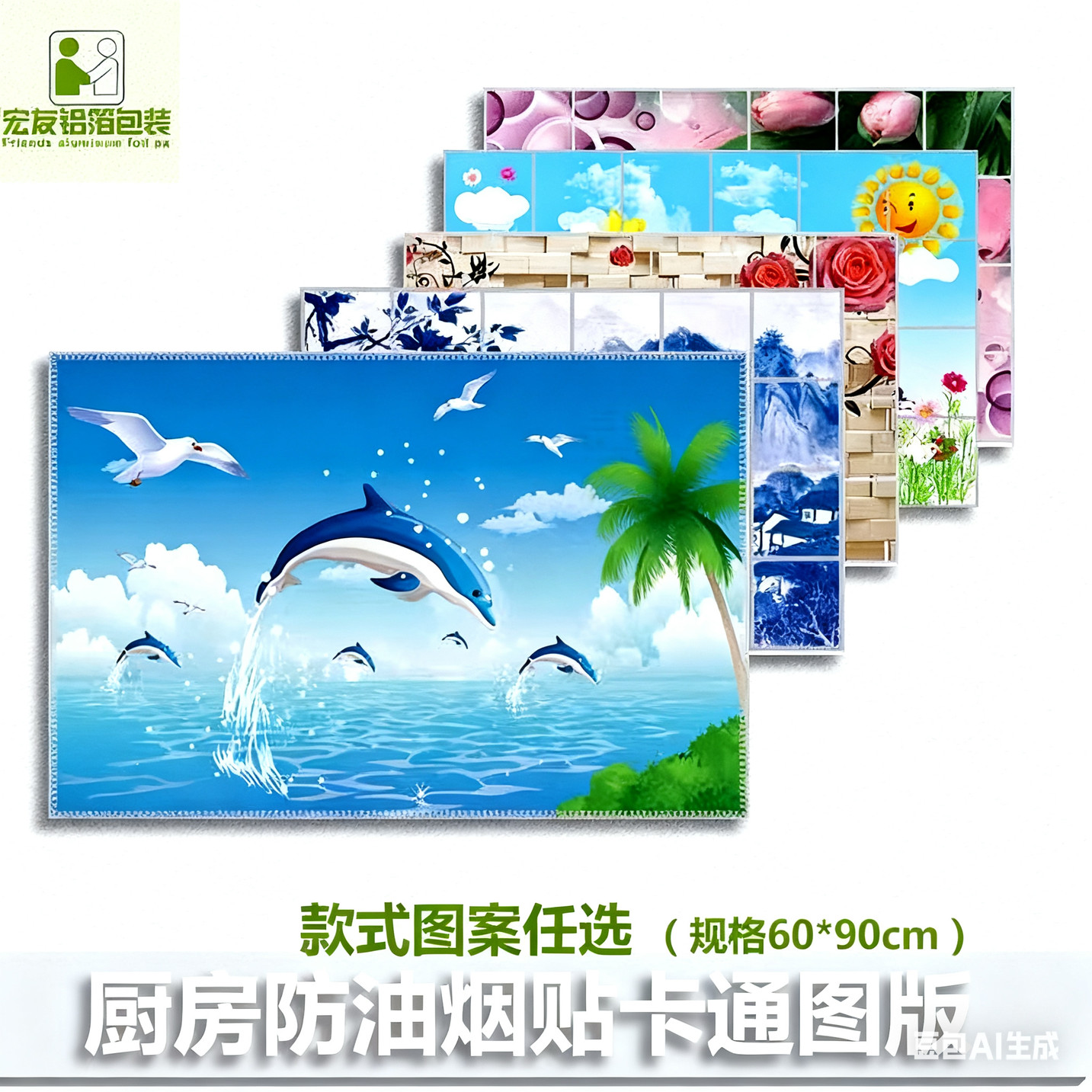 厨房防油贴纸自粘防水