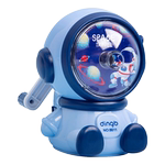 宇航员造型卷笔刀削笔器电动转笔刀小学生专用手摇旋削铅笔刀削器自动进铅机削笔刀男孩幼儿园儿童卡通刨笔机