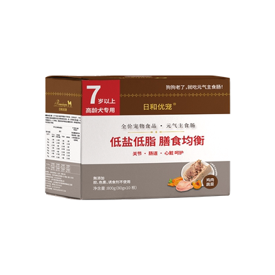日和优宠狗狗主食火腿肠