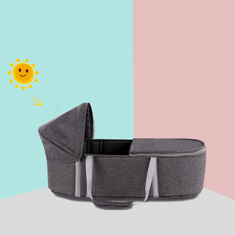 加厚外出睡篮车载新生儿出院小月龄宝宝提篮便携满月婴儿出院提篮