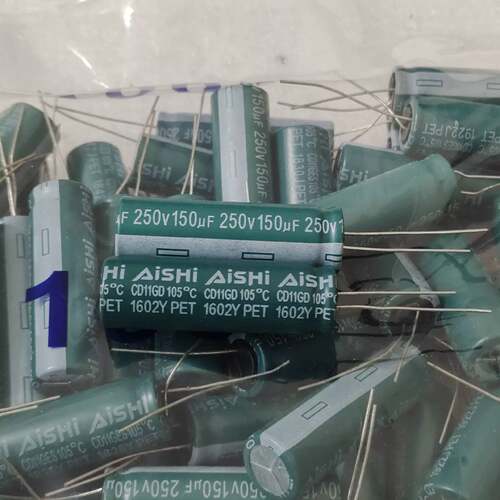 可维修5300只艾华高频低阻长寿命 250v150uf 电解电议价