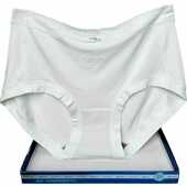 彩田内裤 女中高腰1A328纯色莫代尔包臀小平脚抗菌24新款 秋石墨烯