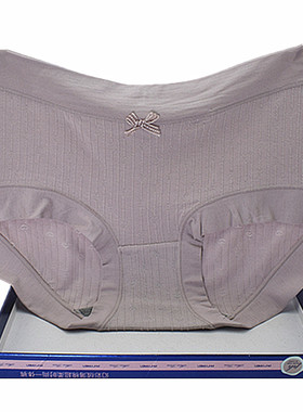 彩田内裤女莫代尔棉中腰31391高腰31392大码平脚石墨烯氧护搭档秋