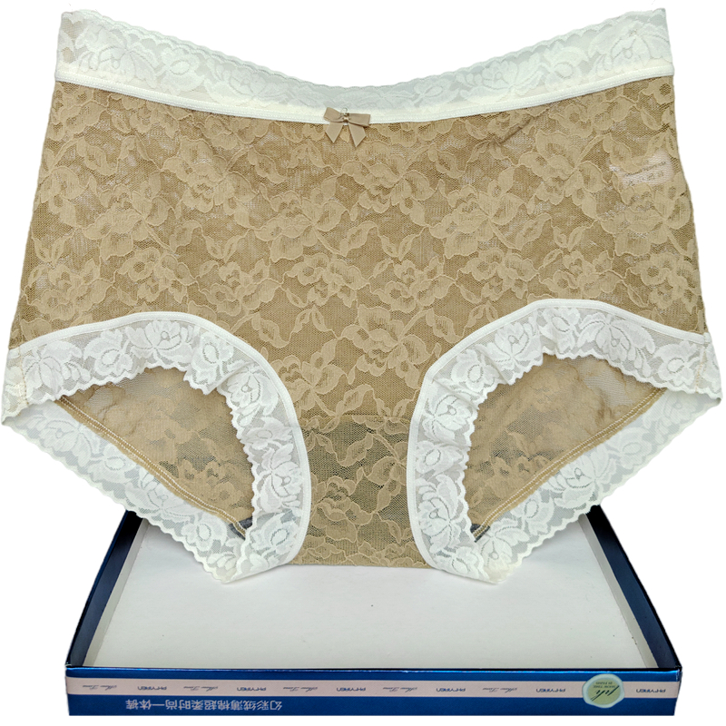 花仙子内裤3条包邮全蕾丝石墨烯