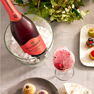 意大利起泡酒莉亚公爵夫人DUCHESSA 巴切托甜红葡萄酒party酒 LIA