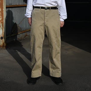 TROUSERS KHAKI 26SS 直筒休闲水洗工装 裤 AGED 现货授权BOWWOW