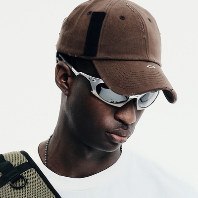 现货授权PIET x OAKLEY Nano Logo Studded 复古做旧棒球帽25FW