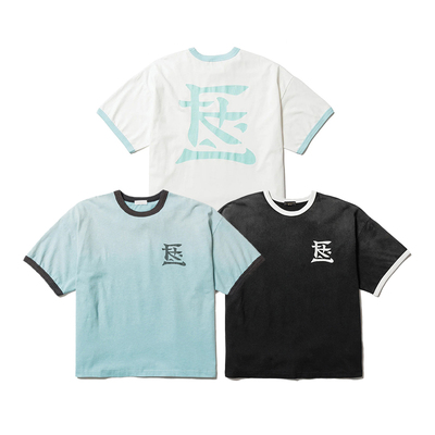 FLAGSTUFF复古褪色短袖T恤