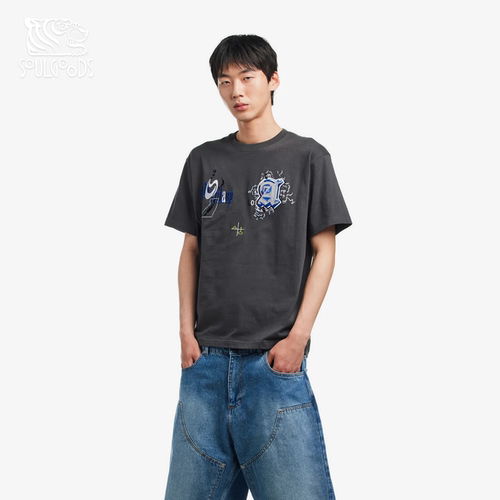 现货授权AOI Industry BUG TECHNO SS TEE 短袖T恤男女同款26SS