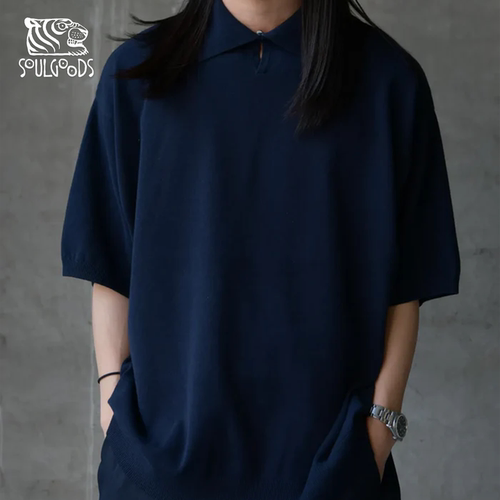 is-ness针织奢华挺括Polo衫