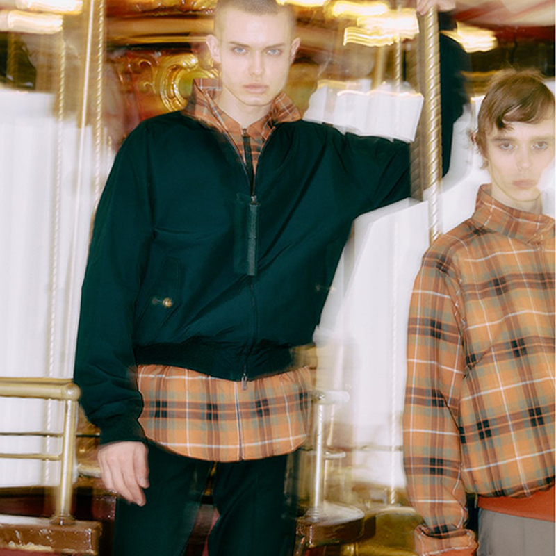 现货N.HOOLYWOOD ×BARACUTA HARRINGTON 英伦风可双面穿夹克25FW