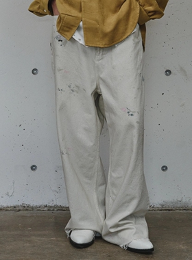 现货授权ANCELLM #05 AGING type-C 复古做旧宽松牛仔裤26SS