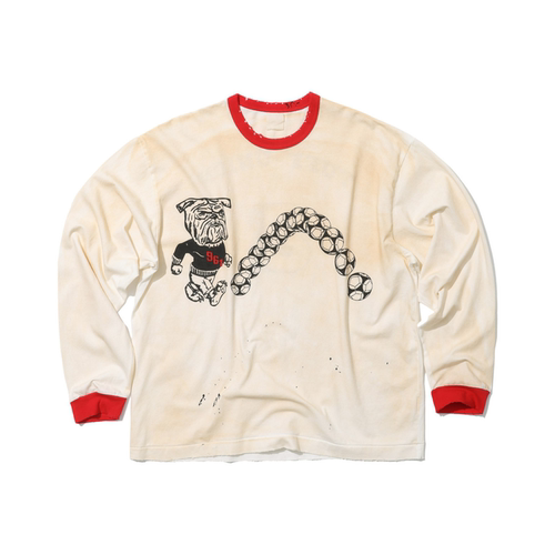 现货授权961 Apparel Tuff Union Soccer Tee宽松做旧长袖T恤26SS