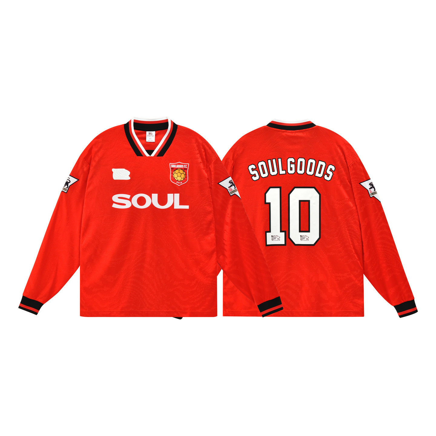 SOULGOODS灵魂虎官方 2026 立体压花足球服 日常运动休闲穿搭26SS