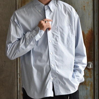 现货授权DELUXE ALLEN 条纹衬衫