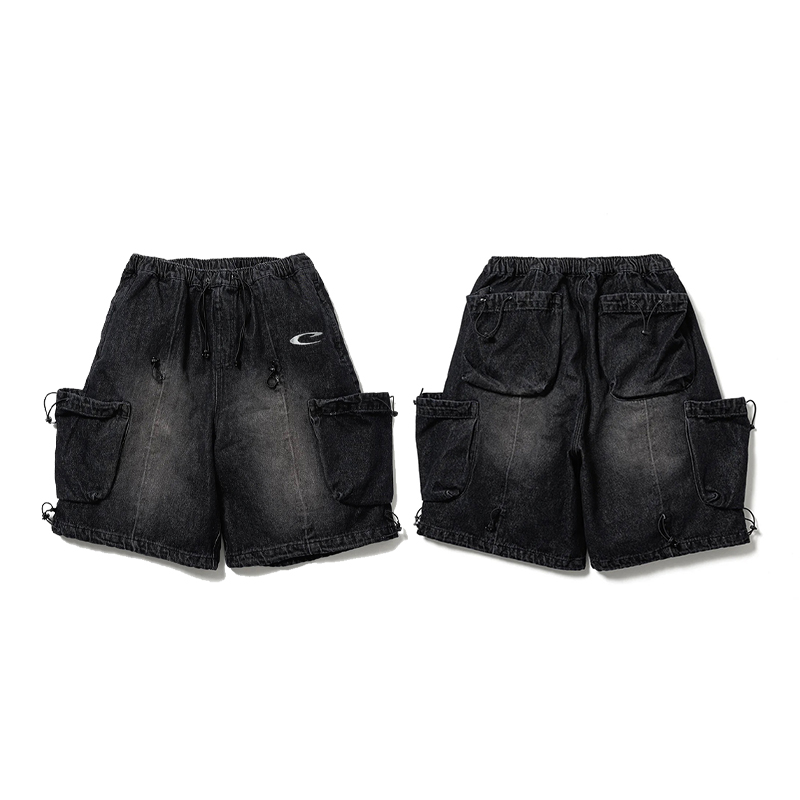 FLAGSTUFFDENIM复古牛仔短裤