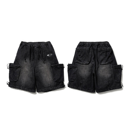 FLAGSTUFFDENIM复古牛仔短裤