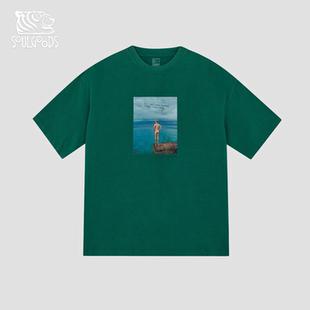 现货授权RASSVET MEN POV TEE SHIRTKNIT纯棉数码印花短袖T恤26SS