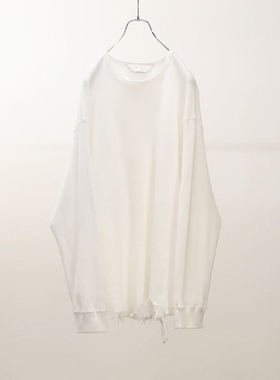 现货授权ANCELLM DAMAGE WAFFLE LS SHIRT华夫格长袖T恤舒适25FW