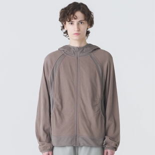 现货授权HIKING PATROL HOODED JACKET 宽松针织连帽卫衣夹克26SS