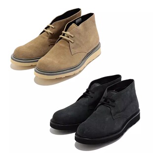 现货授权nanamica GORE-TEX Chukka Boots经典防水皮革户外靴25FW