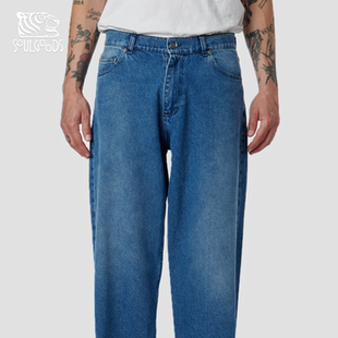 现货RASSVET DYED BAGGY DENIM PANTS WOVEN 晒染宽松牛仔裤26SS