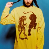 T恤新品 SOULGOODS 灵魂虎官方虎豹图案印花长袖 25FW