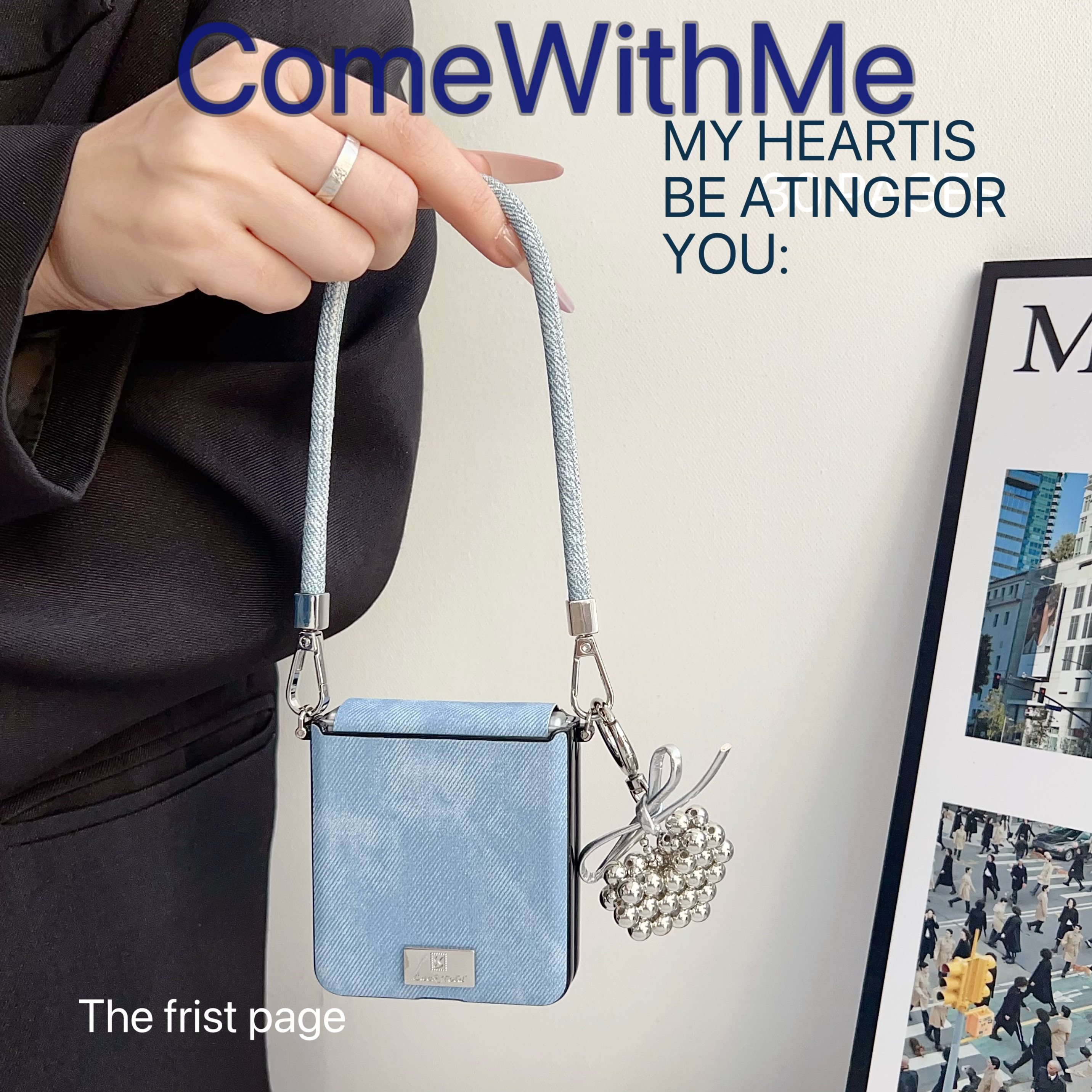 牛仔布纹手提挂绳侧扣 适用三星Galaxy zflip7手机壳zflip4折叠屏高档个性挂件zflip6全包边Zflip5防摔保护套,3C数码配件,手机保护套/壳,淘宝优惠券,粉丝福利购,淘宝优惠卷