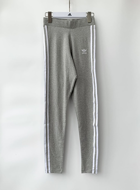 光雨体育-Adidas 三叶草 女子 时尚休闲打底运动健身紧身裤H09425
