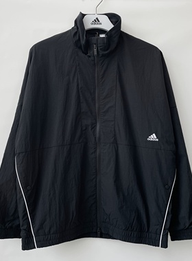 光雨体育--阿迪达斯 男子立领 梭织经典训练休闲运动夹克 HM2691