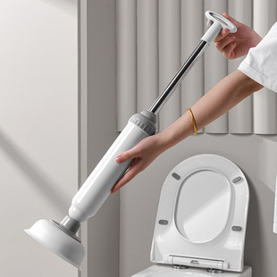 马桶疏通器通厕所下水道管道家用厨房堵塞高压马桶吸皮搋子清理吸