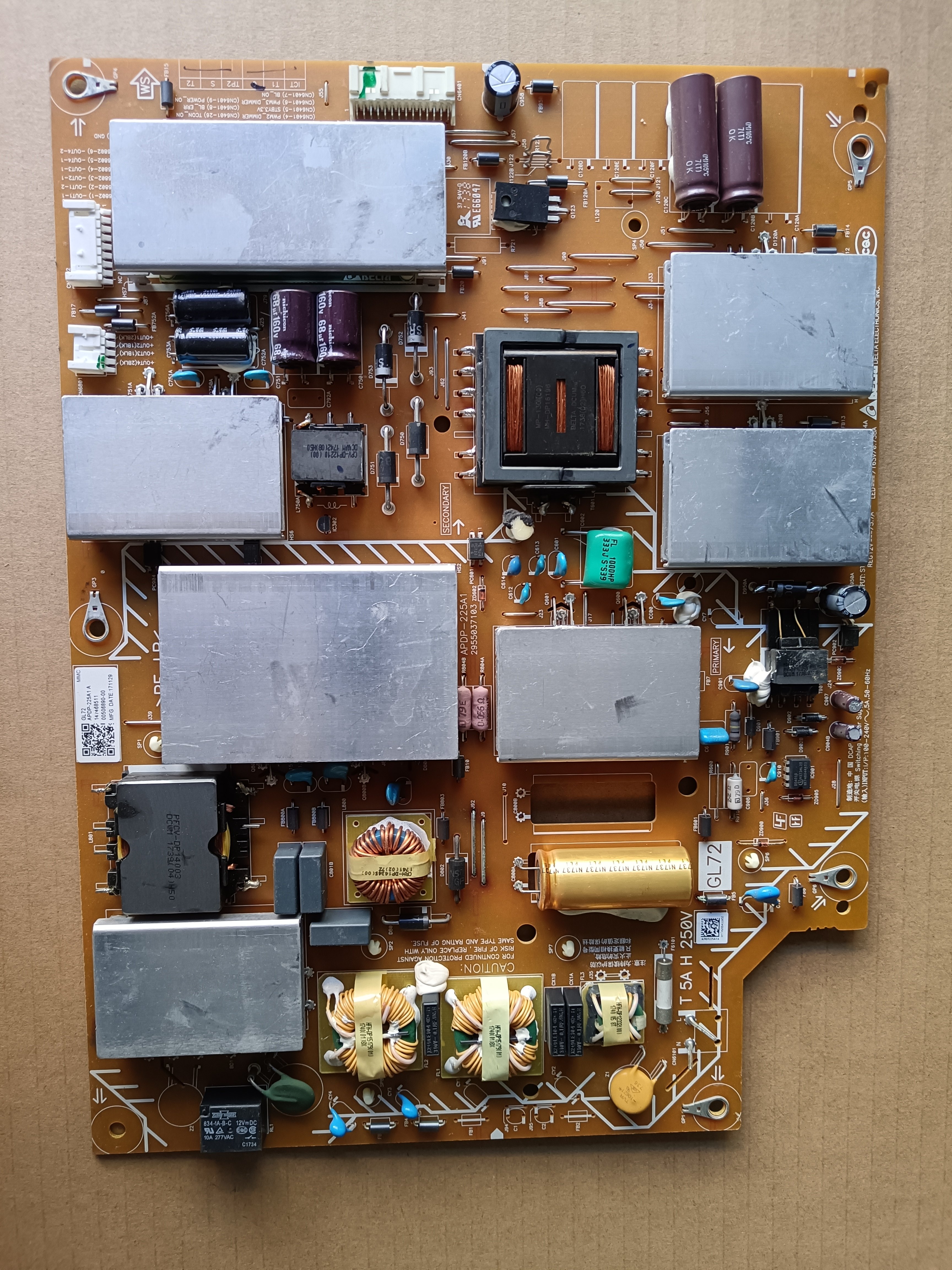 原装索尼KD-65X8500E KD-65X8566E KD-65X7000E电源板APDP-225A1